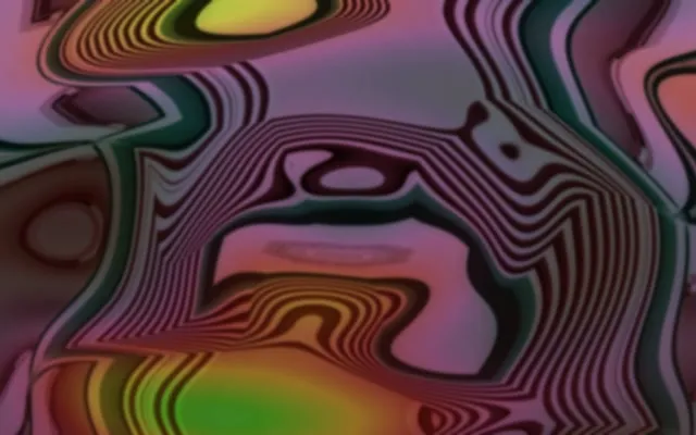 Neon tunnel 16:10 macbook 60fps screensaver live wallpaper wavy lines glow