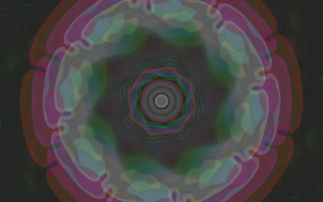 neon tunnel 16:10 macbook 60fps screensaver rainbow kaleidoscope vj loop