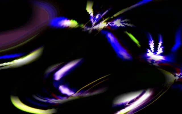 neon tunnel 16:10 macbook 60fps screensaver vj loop cyan blue rays