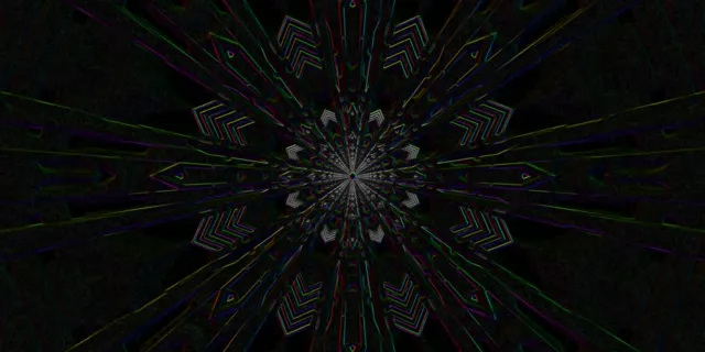 neon tunnel 2:1 univisium 60fps screensaver vj loop radial light ray vortex