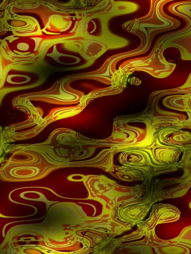 neon tunnel 3:4 ipad portrait 60fps screensaver live wallpaper red gold hypnotic core