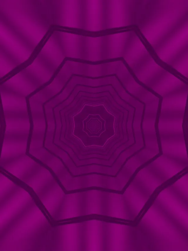 neon tunnel 3:4 ipad portrait 60fps screensaver magenta kaleidoscope motion bg