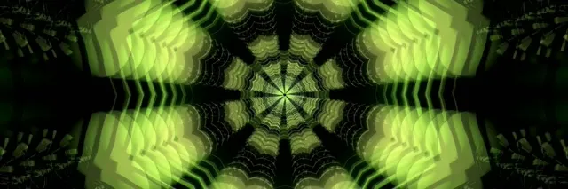 neon tunnel 3:1 triple wide 60fps screensaver fractal vortex vj animation