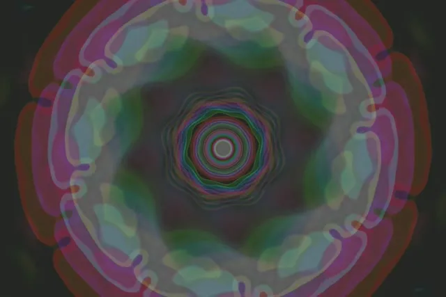 neon tunnel 3:2 surface 60fps screensaver glowing geometric vj loop