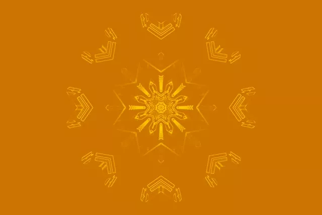 neon tunnel 3:2 surface 60fps screensaver gold mandala motion background