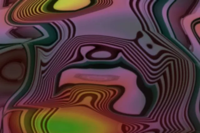 Neon tunnel 3:2 surface 60fps screensaver motion background pink cyan stripes