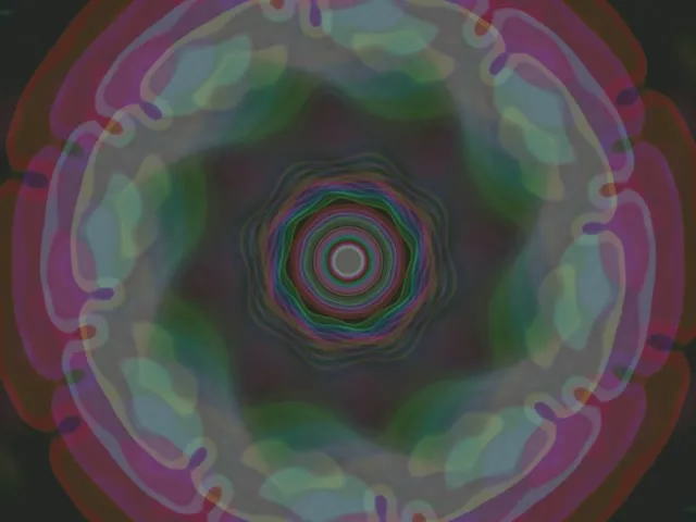 neon tunnel 4:3 classic 60fps screensaver starburst vj animation motion background