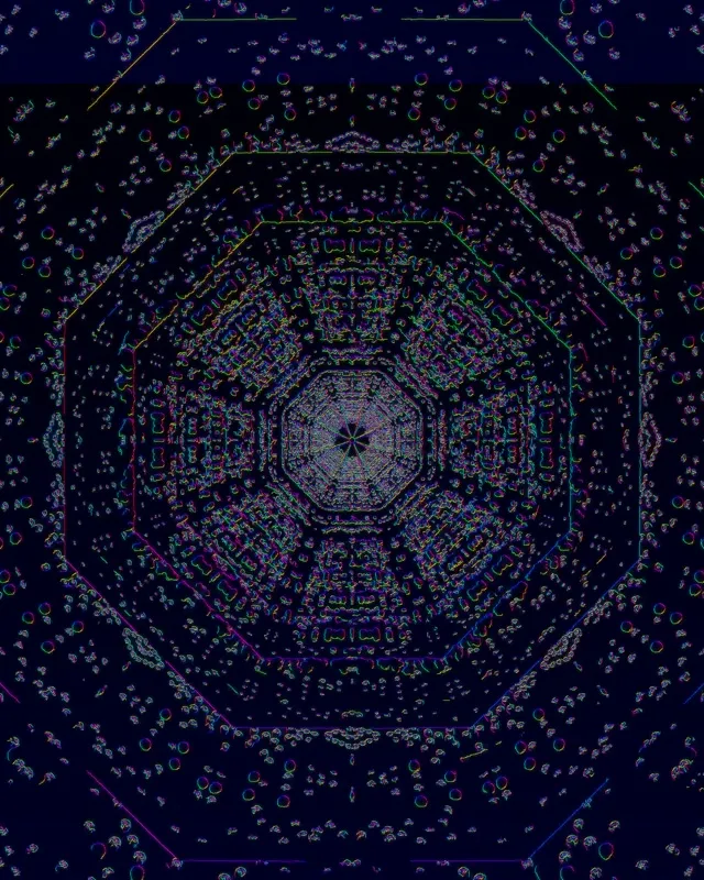 neon tunnel 4:5 instagram 60fps screensaver background edits orange swirl