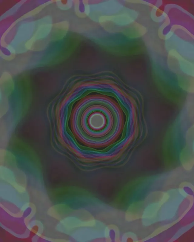 neon tunnel 4:5 instagram 60fps screensaver hypnotic vortex vj loop