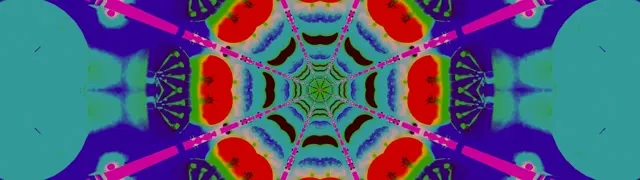 neon tunnel 32:9 super ultrawide 60fps screensaver geometric star burst live wallpaper