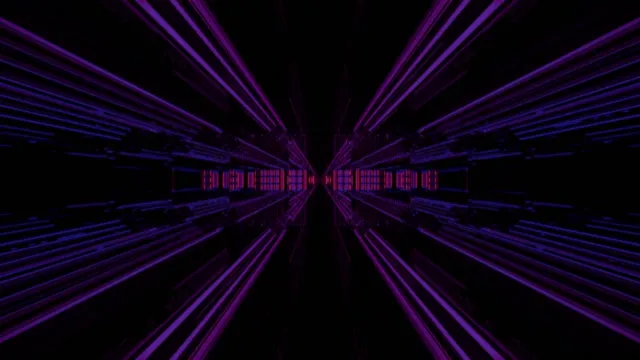 Neon Tunnel 4K UHD 60FPS Screensaver PC VJ Loop