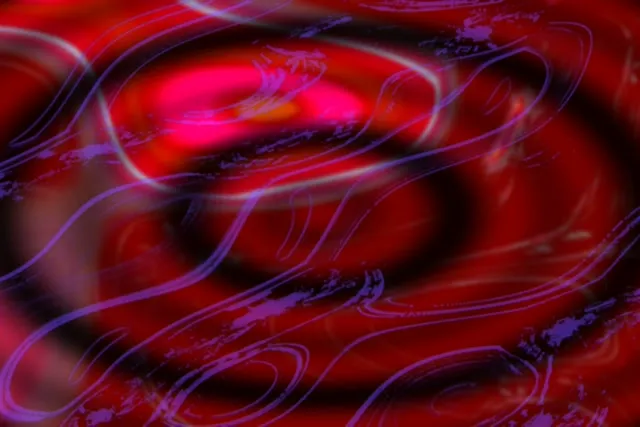 neon tunnel 3:2 surface 60fps screensaver flowing red neon vj loop