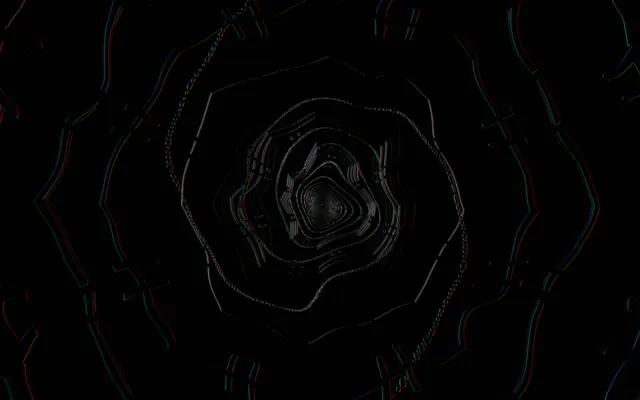 neon tunnel 16:10 macbook 60fps screensaver vj loop purple spiral rings