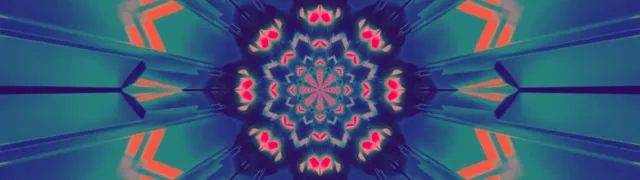 neon tunnel 32:9 super ultrawide 60fps screensaver vj loop cyan pink fractal