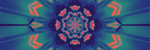 neon tunnel 3:1 triple wide 60fps screensaver vj loop motion background pink vortex