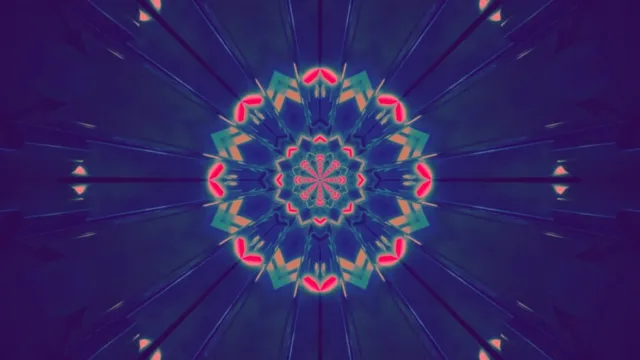 neon tunnel 4k uhd 60fps screensaver vj loop motion background