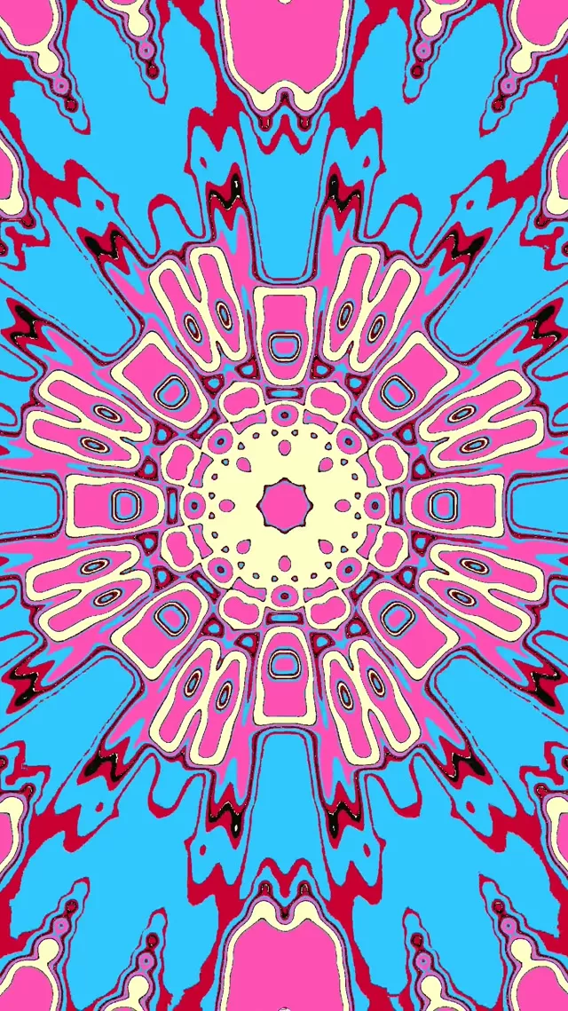 9:16 Reels neon tunnel 60fps screensaver vj loop magenta crystalline vortex