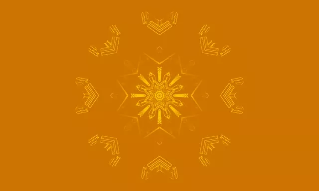 neon tunnel 5:3 wide 60fps screensaver golden starburst vj animation