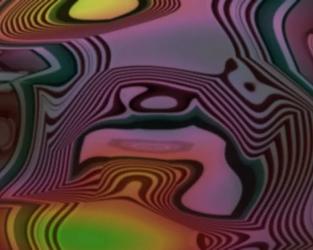 Neon tunnel 5:4 industrial 60fps screensaver vj animation wavy neon ripples