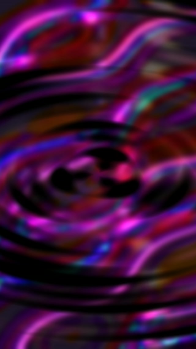 Neon Tunnel 60fps Cyan Blue Orange Waves VJ Loop Motion Background