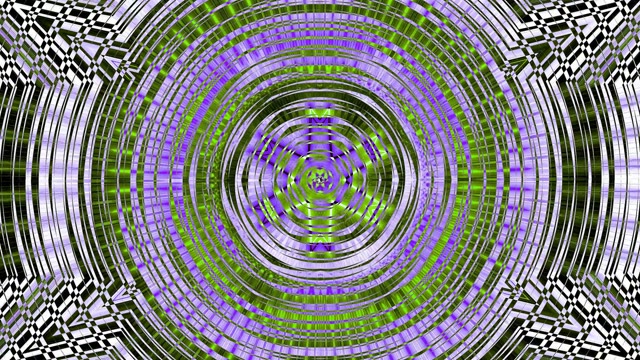Neon Tunnel 60fps Geometric Purple Green Spiral Vortex