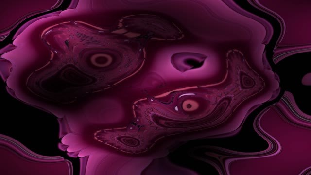 Neon Tunnel 60fps: Magenta Fluid Abstract Morphing Vortex with Glowing Eye...