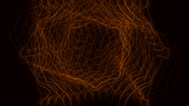 Neon tunnel 60fps orange spiral VJ loop motion background