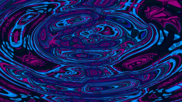 Neon tunnel 60fps red blue swirling waves VJ loop motion background