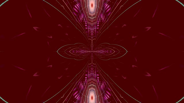 Neon Tunnel 60fps - Symmetrical Purple Light Corridor with Geometric Patterns