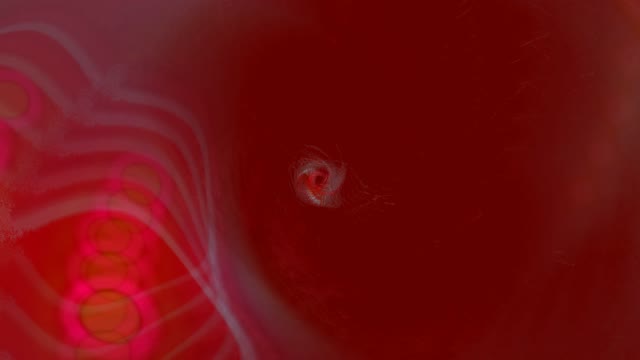 Neon tunnel 60fps with pulsing pink spirals and glowing abstract shapes