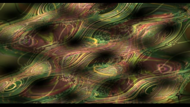 Neon Tunnel 60fps with Swirling Green and Purple Fractals