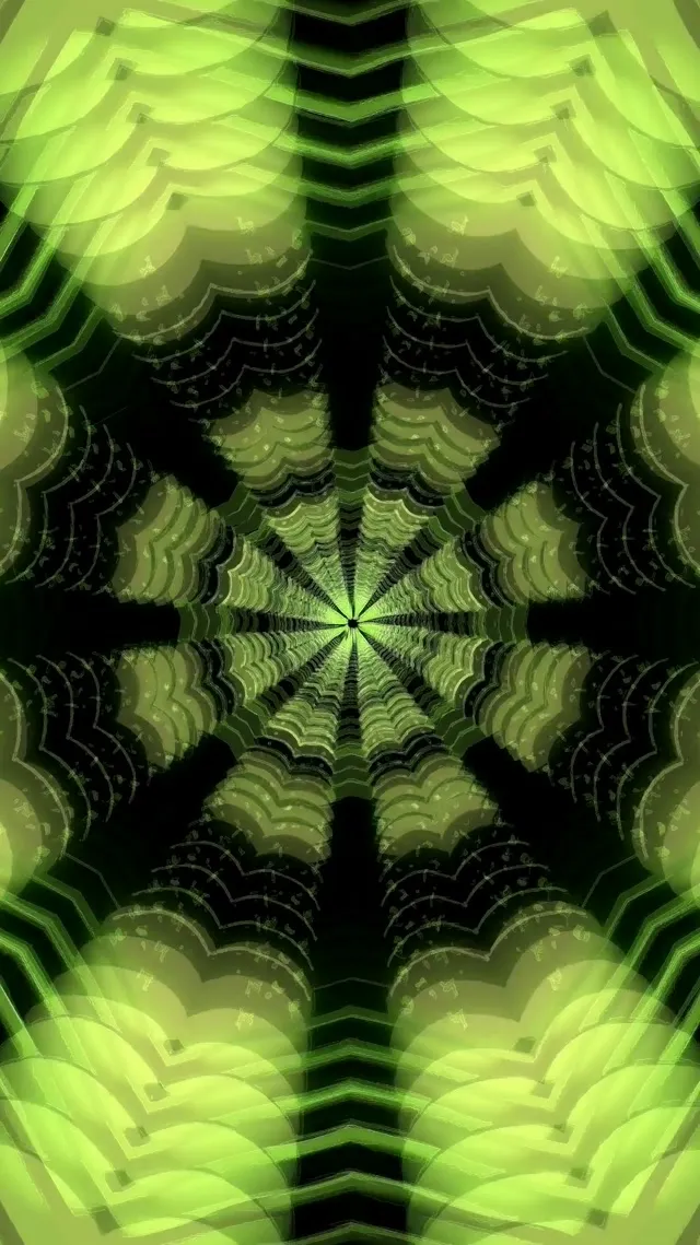 neon tunnel 9:16 reels 60fps screensaver glowing star vj animation