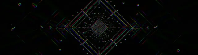 Neon Tunnel Spiraling Diamond Vortex 32:9 Ultrawide 60fps VJ Loop Screensaver