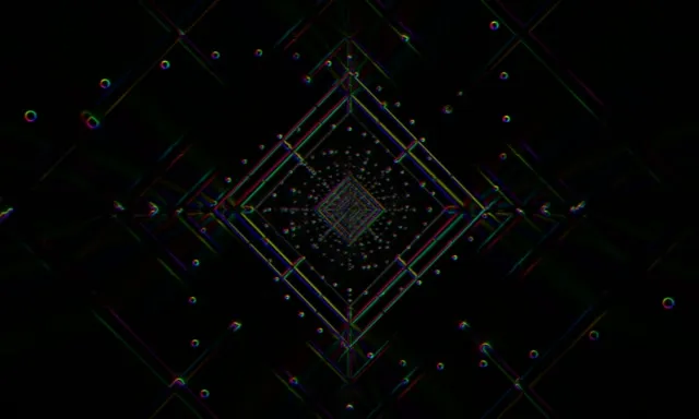 Neon Tunnel Diamond Vortex 5:3 Wide 60fps VJ Loop Screensaver