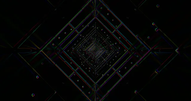 انیمیشن تونل نئون 4K UHD 60fps صفحه نگهدار VJLoops فیلم ویندوز