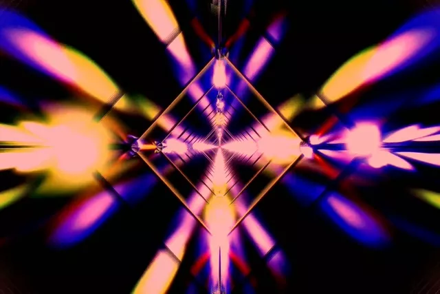 Neon Tunnel Diamond Vortex 60fps VJ Loop 3:2 Surface Screensaver