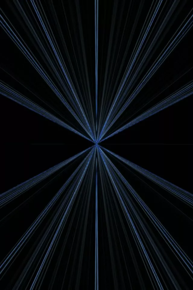 Neon Tunnel Blue Rays Screensaver VJ Loop 2:3 Portrait 60fps