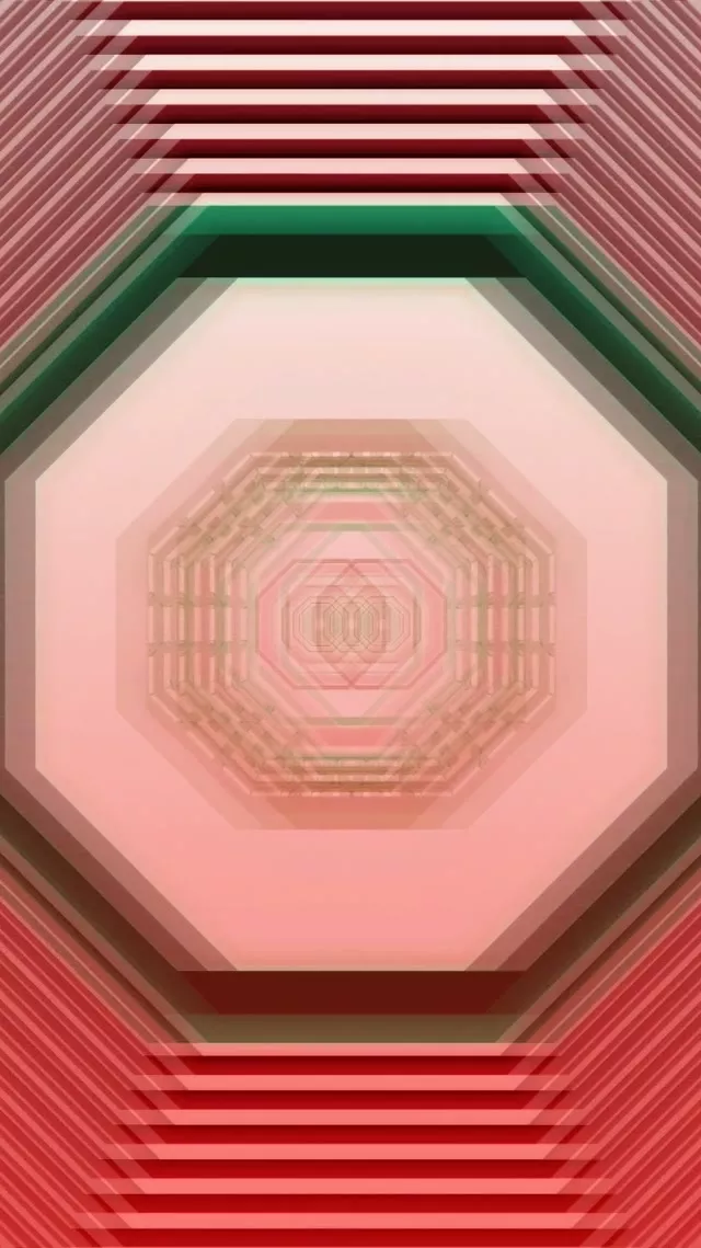 Neon Tunnel Koncentrisk Oktagon Vortex 9:16 Reels 60fps VJ Loop Screensaver