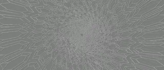 Tunel Neon Shpërthim Kristali Fraktal VJLoops 21:9 Ultrawide 60fps Ruajtës Ekrani