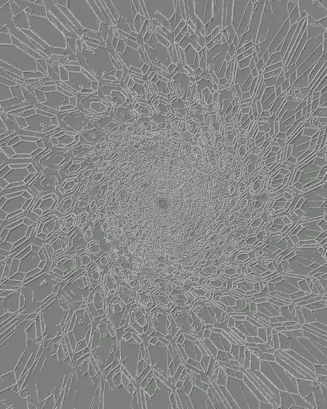 Neon Alagút Kristály Hatszög Örvény Képernyővédő 4:5 Instagram 60fps VJLoops