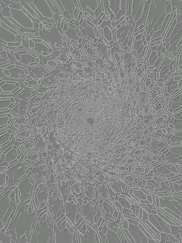 Neon Tunnel Crystal Polygon Vortex Screensaver 3:4 iPad Portrait 60fps Vj Loop