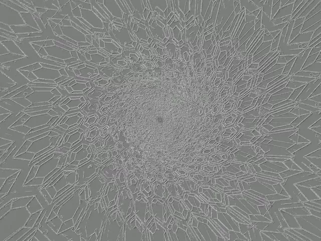 Neon Tunnel Krystall Radial Eksplosjon 4:3 Klassisk 60fps Skjermbeskytter Vj Loop