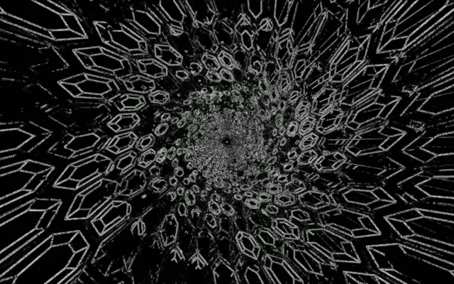 Neon Tunnel Crystal Hugis screensaver 60fps 16:10 macbook VJ loop