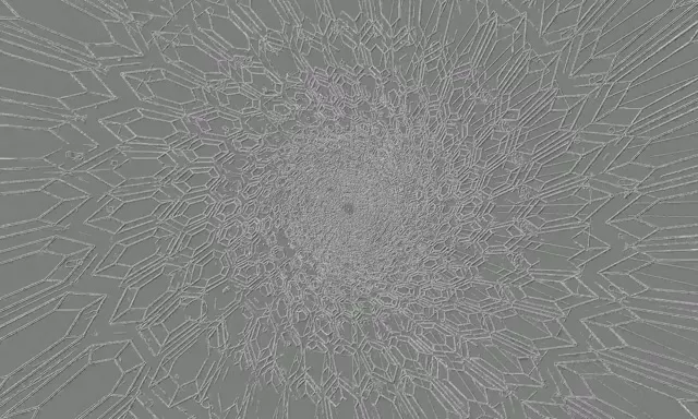 Неонов Тунел Кристална Вихрова Експлозия VJLoops 5:3 Wide 60fps Скрийнсейвър