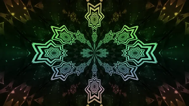 Neon Tunnel Cyan Mandala Screensaver 4K UHD 60fps Live Wallpaper
