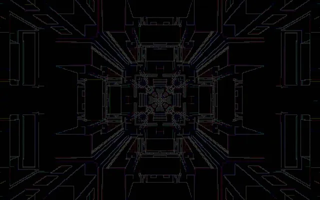 霓虹隧道故障网格 VJLoops 60fps 16:10 MacBook 屏保