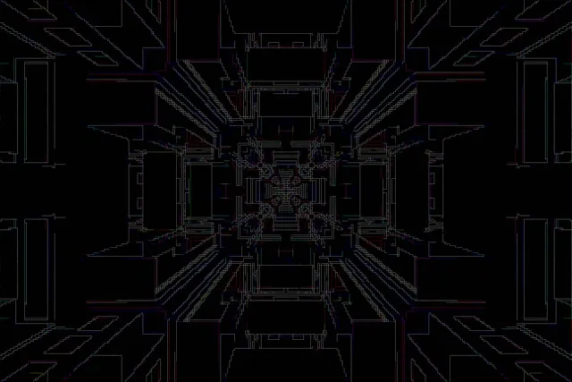 تونل نئون شبکه هندسی VJ Loop 3:2 Surface 60fps محافظ صفحه