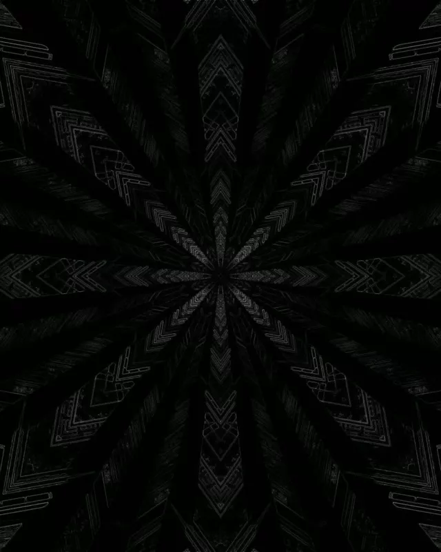 Neon Alagút Sötét Fraktál Csillag Robbanás VJLoops 4:5 Instagram 60fps Képernyővédő