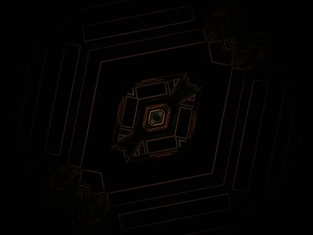 Túnel de Neon Vórtice Diamante Rotativo VJ Loop 4:3 Clássico 60fps Protetor de Tela