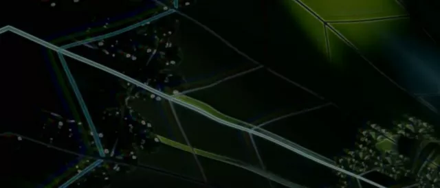 नियोन टनल हेक्सागन ग्रिड Vj Loop 21:9 अल्ट्रावाइड 60fps स्क्रीनसेवर